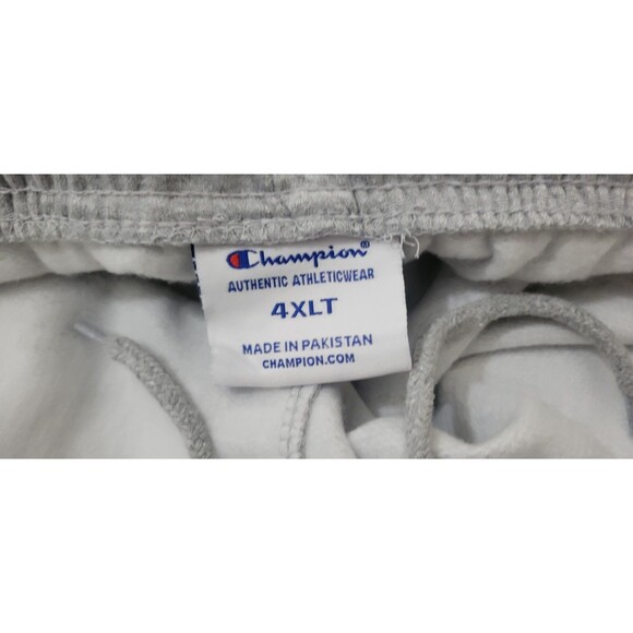 Champion Sweatpants Mens Size 4XL Tall Gray Powerfleece Athletic Loungewear - Picture 4 of 11